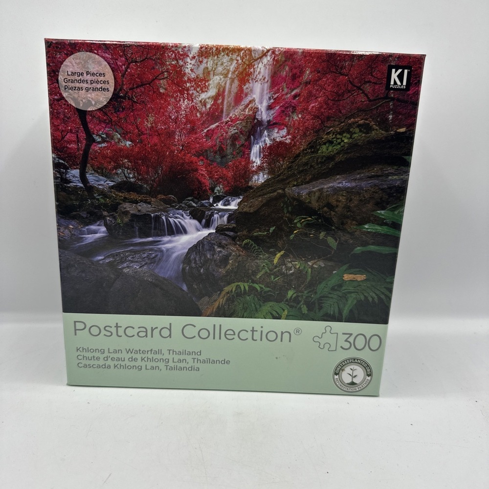 Karmin Postcard Collection - Khlong Lan Waterfall, Thailand 300p., 24x18"‎